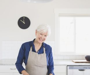 Cooking in the kitchen