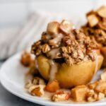 Apple crisp stuffed baked apples