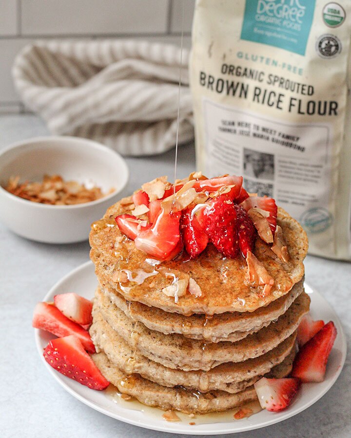 Organic Sprouted Brown Rice Flour Pancake