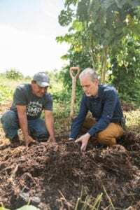 Veganic farming methods eliminate the potential negative impacts that come with the use of manure and animal by-products in lieu of chemical fertilizers